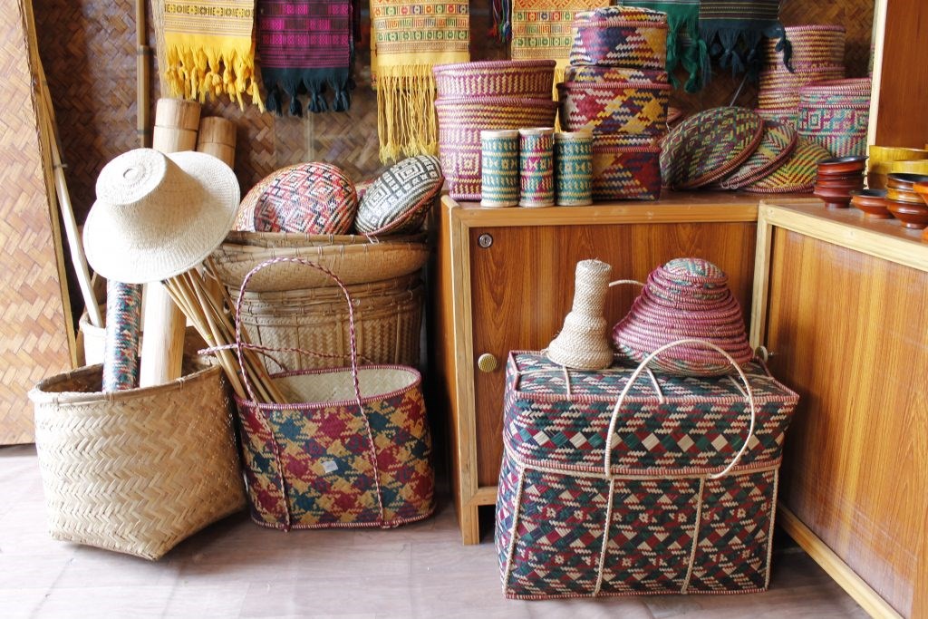 Handicrafts Shops Thrives In Paro Selling Bhutanese Textile, Paintings, Bamboo Products And More