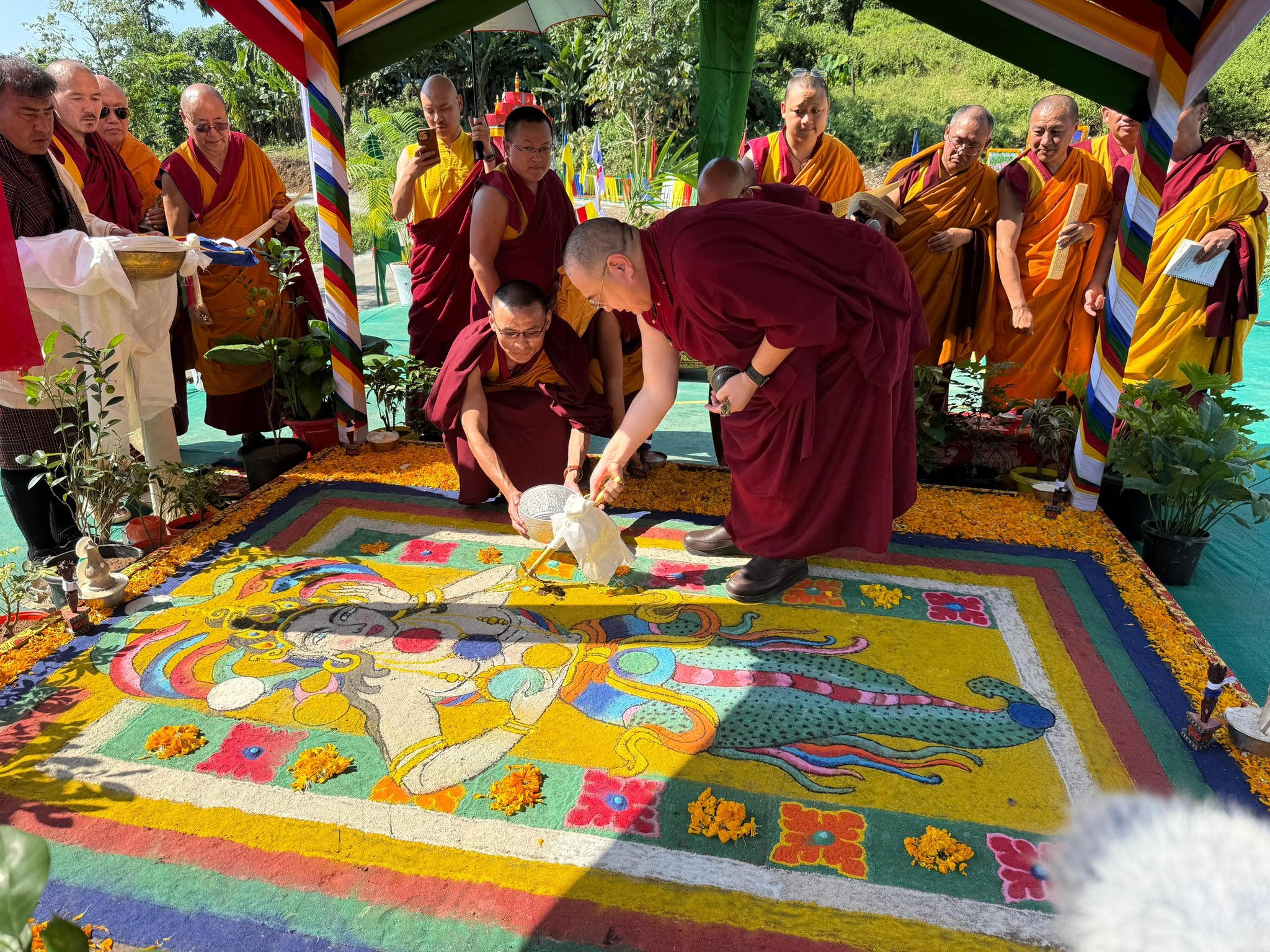 the kangyur labyrinth and kesang do ngag shedrupling salang tendrel