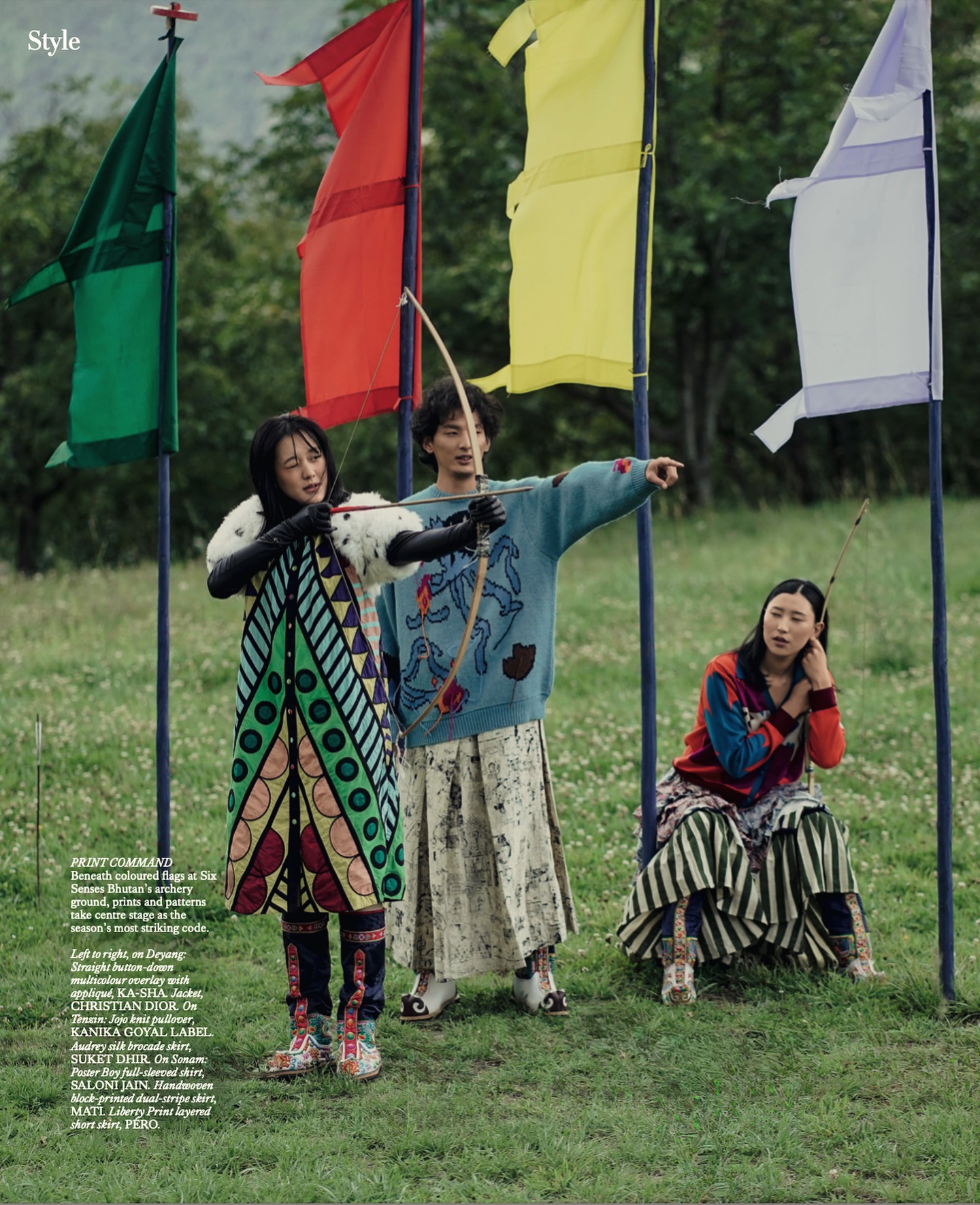 bhutan feature in vogue india nov 2025 issue