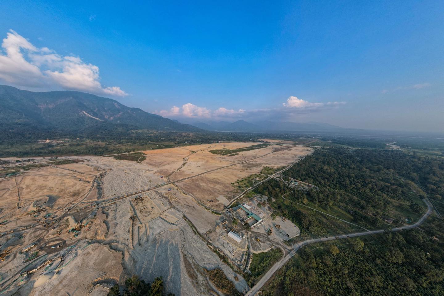 gelephu construction site 2025 work in progress