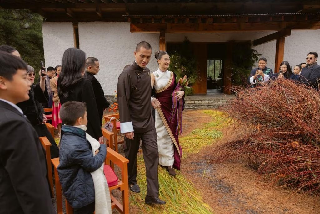 james joseph and tara susanto beautiful wedding in bhutan