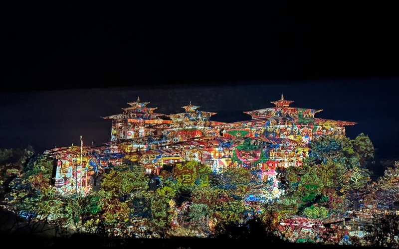 Illuminating Bhutan: Gerry Hofstetter’s Light Art Transforms National Monuments